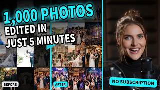 1,000 wedding photos, one consistent exposure – in minutes, no subscription | ConstantLight