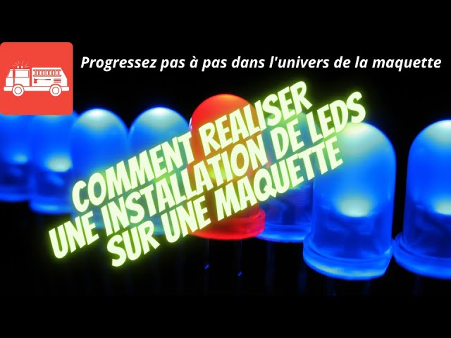 Présentation de leds programmable pour maquette 