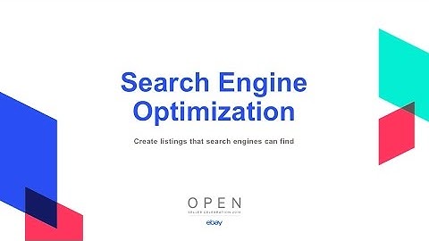 Grow Sales by Optimizing Your Listings on eBay!