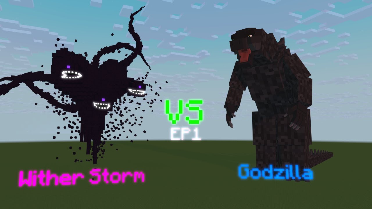 Wither Storm VS Godzilla