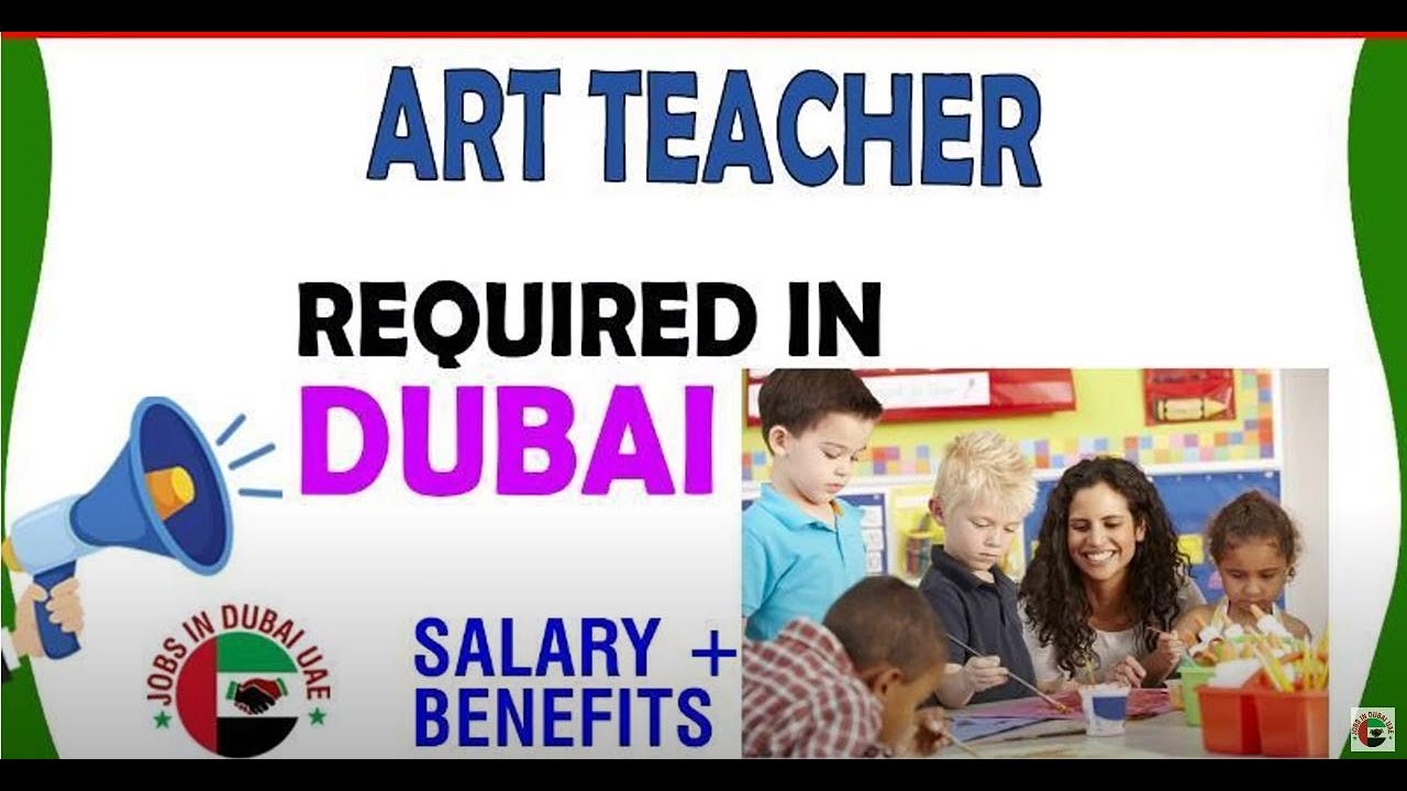 ART TEACHER REQUIRED IN DUBAI Teaching Jobs in Dubai UAE dubaijobs 