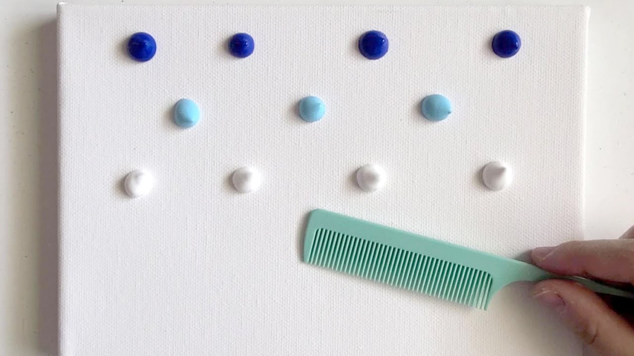 Как рисовать траву с помощью бита / Рисовать пейзажи для новичков