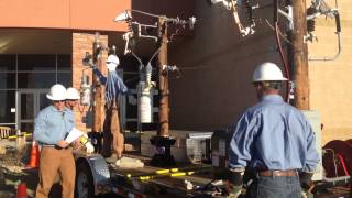 High voltage demo, courtesy of Poudre Valley REA.