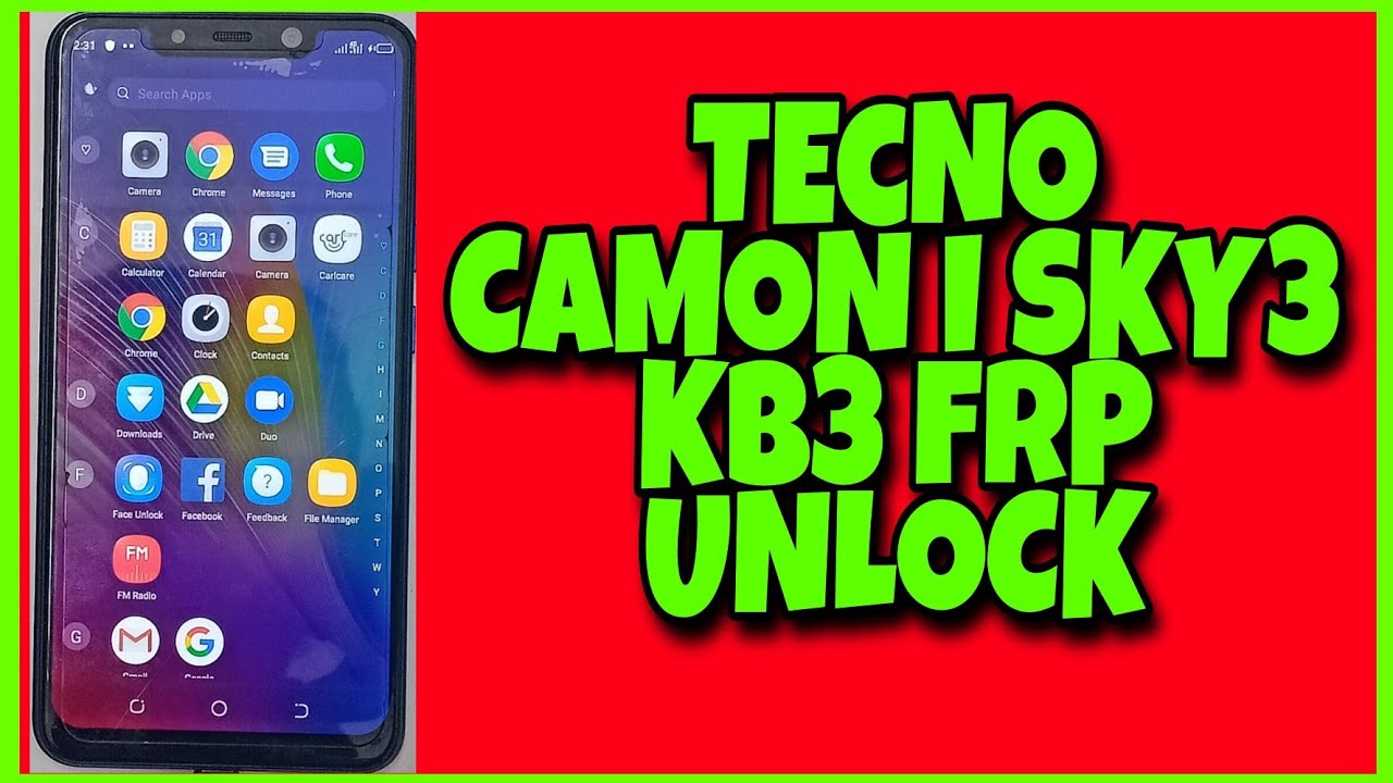 TECNO KB3 FRP UNLOCK ONE CLICK DONE💥💥||