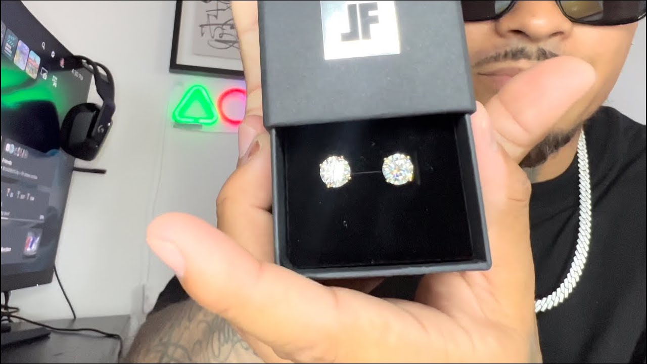 10K gold earrings From JewelryFresh.com 