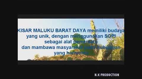 Simulasi kawin adat,  orang kisar.