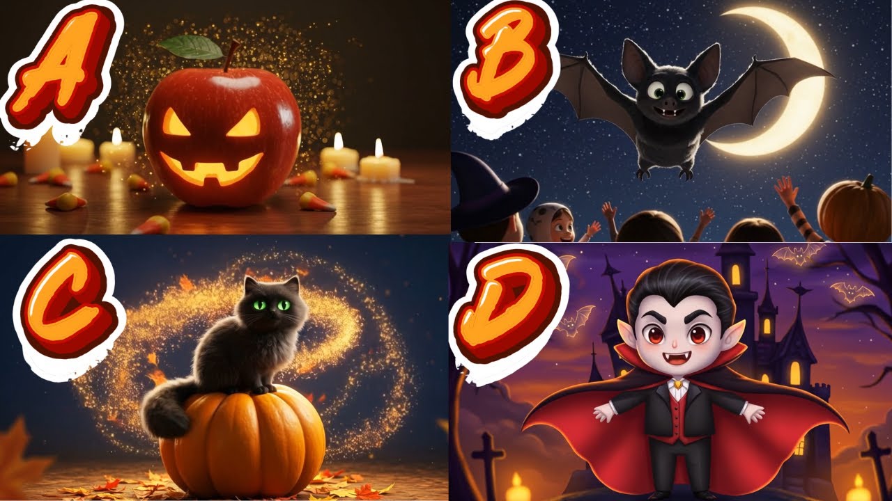 🎃 ABC Halloween Song for Kids 👻 | Learn the Alphabet with Spooky Fun ...