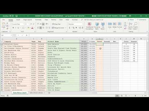 EX-05-41 – VLOOKUP with Approximate Match: Calculating Tiered Sales Commissions