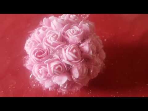 Rose Pomander Ball/ Flower Ball/ Kissing Ball tutorial for Wedding or special occasion
