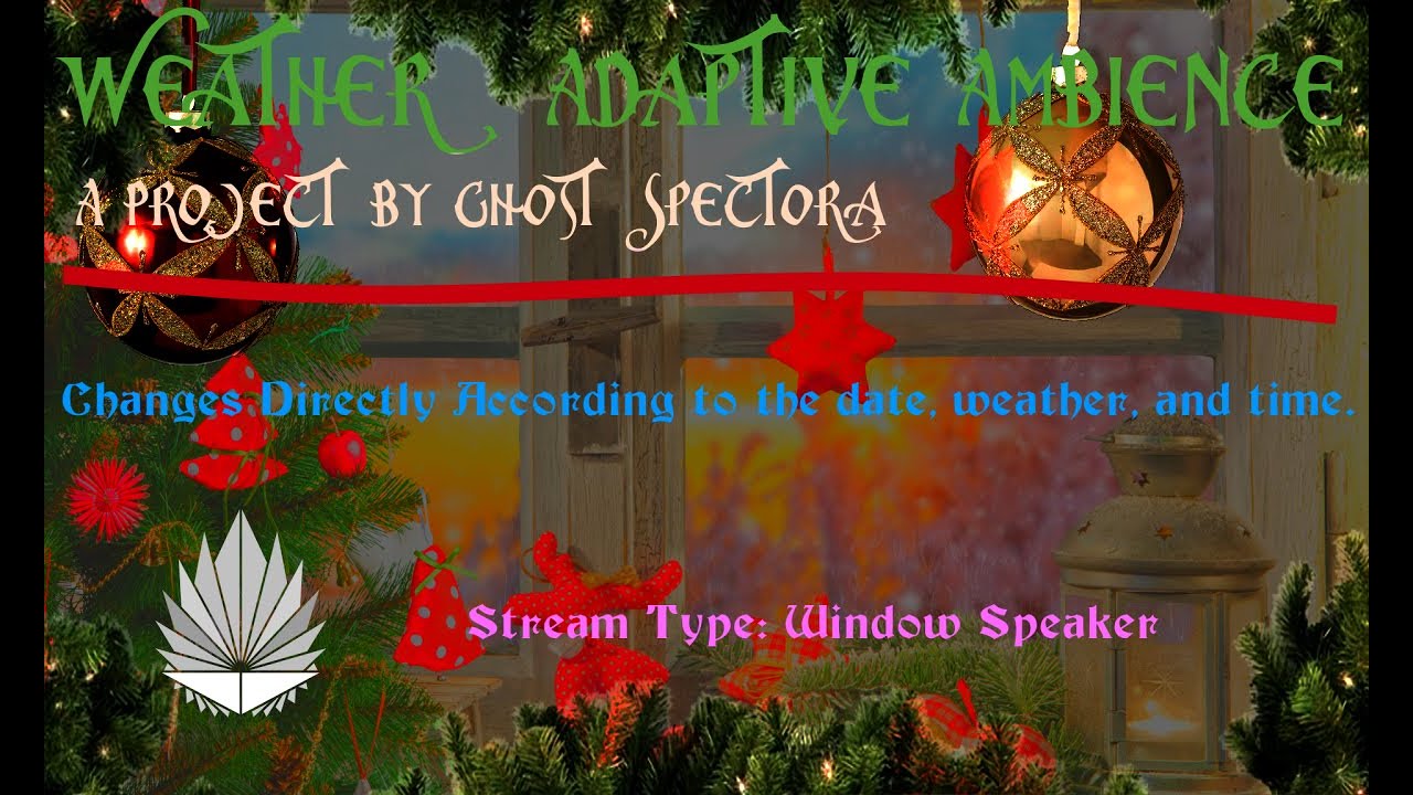 Window Loft On Christmas Morning | Adaptive Ambience (Window Speaker)