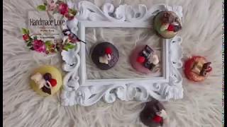 Desert candle, how to make #desertcandle - macron candle ,jelly candle