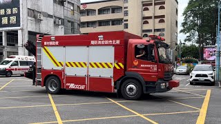 新北市政府消防局消防車、救護車出勤、返隊New Taipei City Government Fire Department Fire Alarm Attendance Return to Team