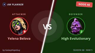 S68 War 5: Yelena Belova vs 40 High Evolutionary