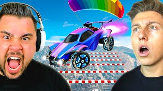 ROCKET LEAGUE in GTA 5?! | GTA Fastrace 3.0 |  @Brox | @i...