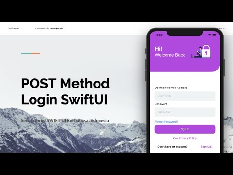 SwiftUI Tutorial: HTTP POST Request (Login Page) #19| Tutorial SwiftUI Indonesia