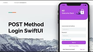 SwiftUI Tutorial: HTTP POST Request (Login Page) #19| Tutorial SwiftUI Indonesia