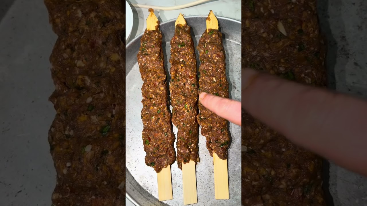كباب غزاوي كباب تركي Adana في المزل بأبسط طريقة و مذاق ولا أروع 