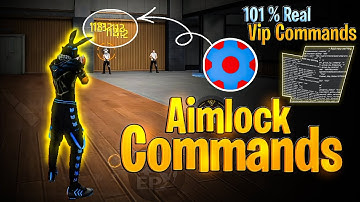 Set Edit Premium Aimlock Commands| 100% Working | sensibilidade free fire ✅ | Set Edit Free fire 💯 |
