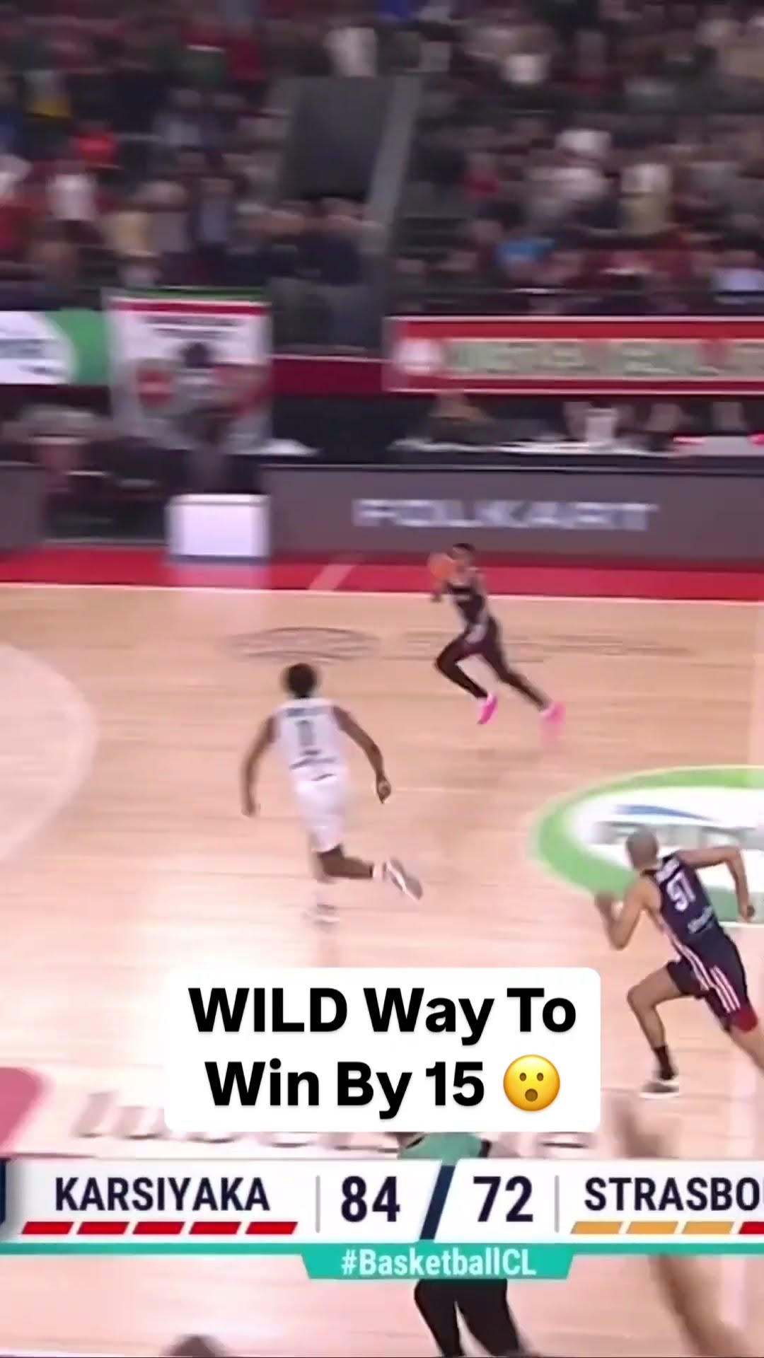 The wildest finish you'll see today ?