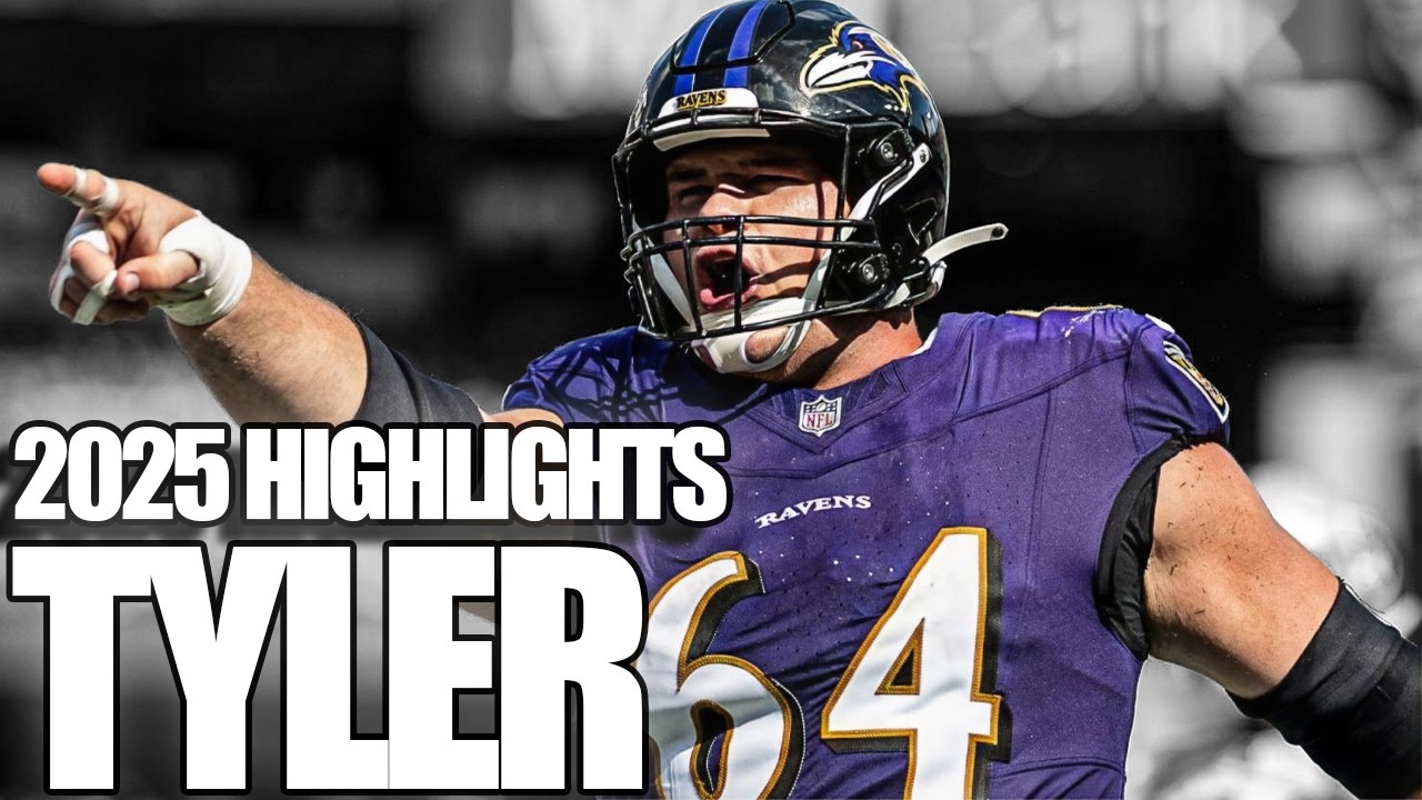 Tyler Linderbaum Highlights | 2025 - 2026 NFL Season