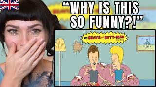 British Girl Reacts to Beavis and Butt-Head - Funniest Episodes - Part 1!