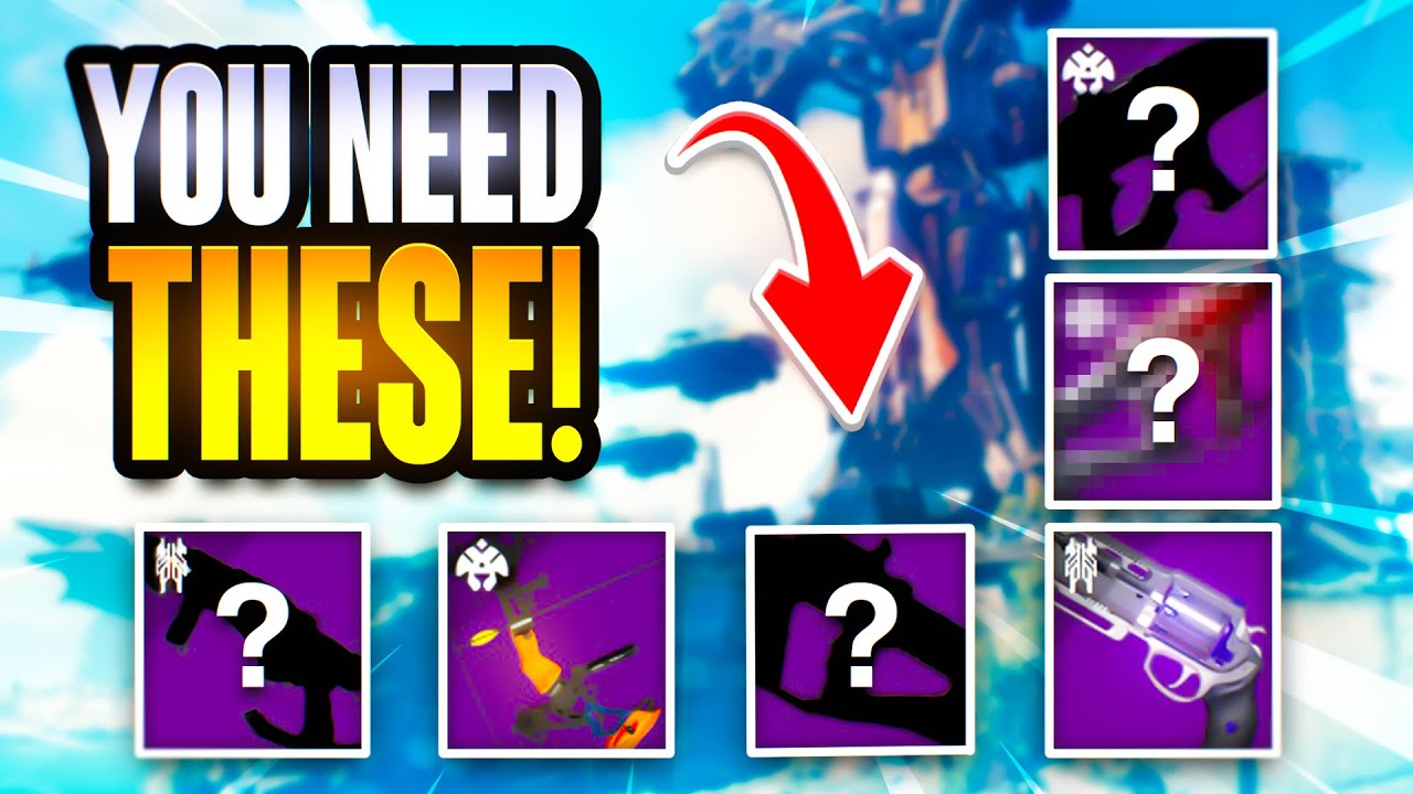 10 Non-Craftable Weapons you should get before Lightfall! | Destiny 2