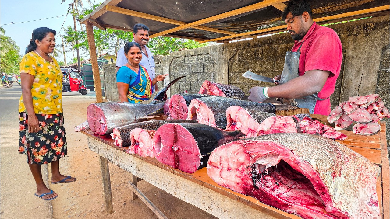 Wow!! Peaceful Village Life With Expert Fish Cutting At Hidden Fish Market Life
