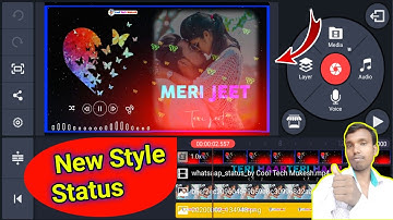 How to create colorful lyrics editing video | whatsApp status video | kinemaster editing by Mukesh |