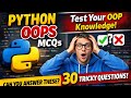 PART - 1 | Python OOPS MCQs 🔥 Questions With Answer &amp; Reason