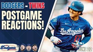 Dodgers / Twins Post-Postgame, 30 Minutes After the Game!