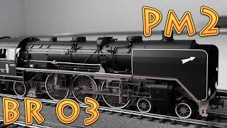 Episode 21 - PIKO 50688 Pm2-21 (initially BR 03) H0 model railroad steam locomotive train of PKP