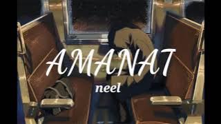Amanat | neel | prod. by  @kumar aryan I Hindi Aesthetic song I Indie song.