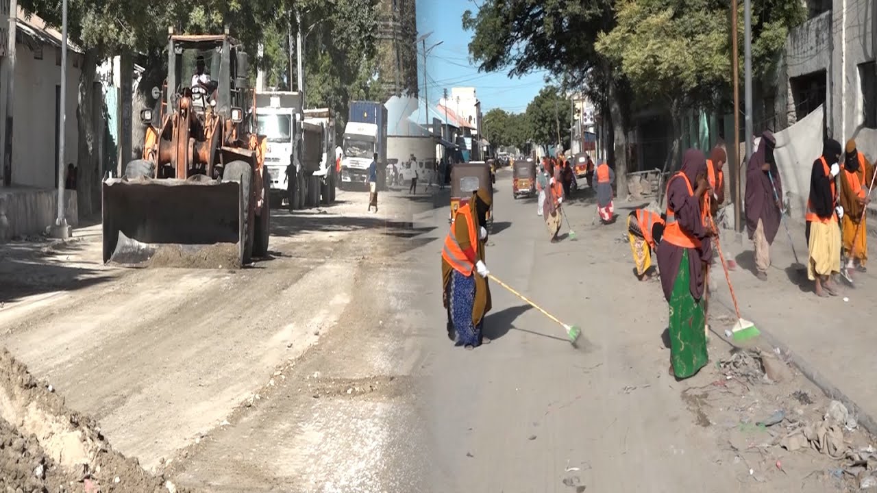 Maamulada Degmooyinka Waaberi iyo Xamar Jajab oo olole nadaafadeed ka sameeyay wadada Fiiyo Moosko