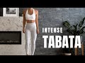 INTENSE Fat Burning Tabata // No Equipment Home Workout