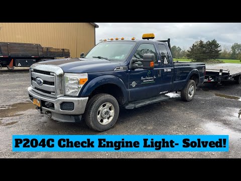 P 204C Reductant￼ Pressure Sensor Circuit Low￼- Check Engine Light on 2011 Ford 6.7 Powerstroke