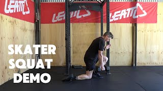 Assisted Skater Squat Demo