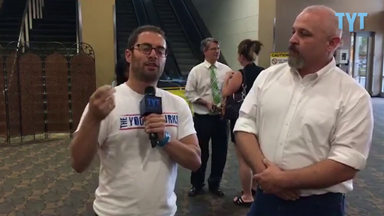 Bernie Rally Kentucky Candidate on "No Profit In a Cure" YouTube