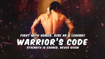 Eros in Love - Warrior’s Code | Anthem for Strength, Discipline & Resilience (Official Lyric Video)