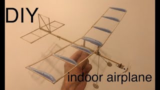 Süper hafif iç mekan planör yapımı - Super light indoor airplane