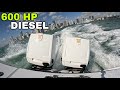 Miami boat show sea trial watch this 600hp oxe diesel outboards rip through the water