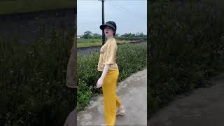 Quan Ao Dai Phi Bong Nhay Satin Clothes Pants Pretty Girls Dance