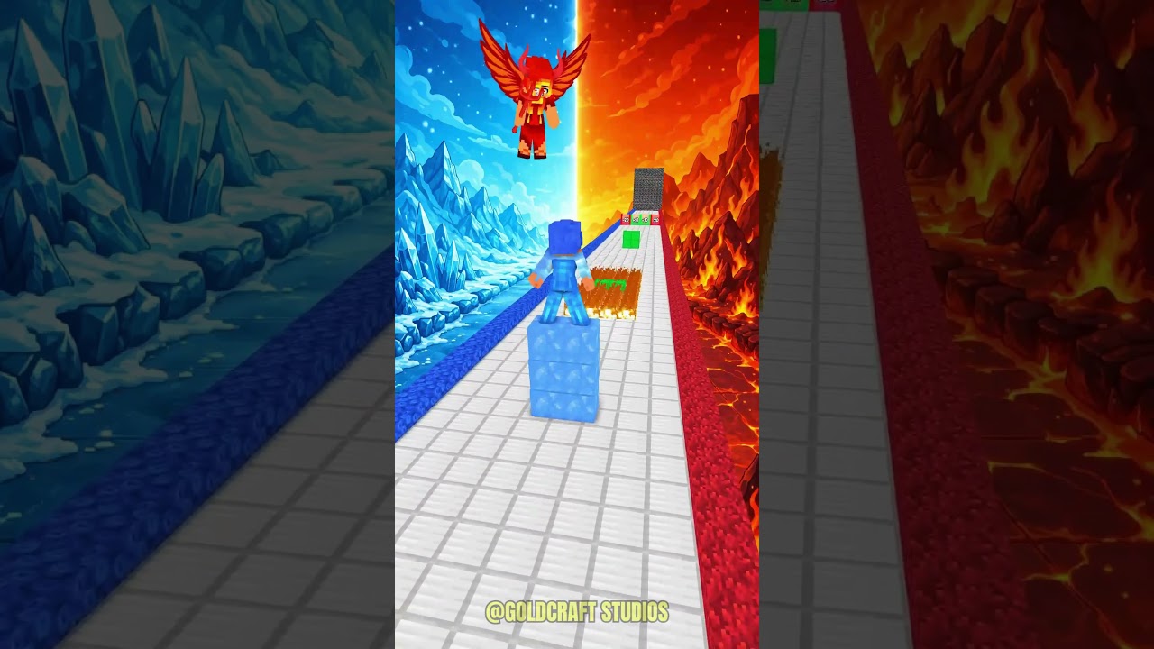 Ice Girl vs Fire Girl 🧊🔥 MEGA CARGO SKATE RACE! 🛹 Who Zooms to Victory?! 🚀🏆