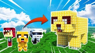 El Desafío Del Perro De Lucky Blocks Quién Ganará? Carrera Lucky Blocks