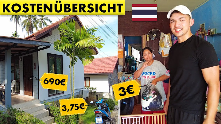 DAS kostet Thailand pro Monat | NICHT 1000€!!