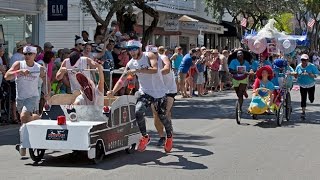 Key West "Bed Race" Stars Strange Bedfellows