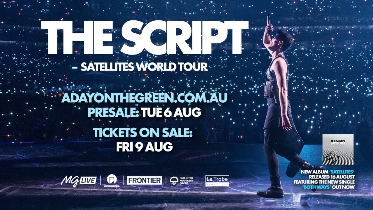 a day on the green present The Script 'Satellites World Tour'