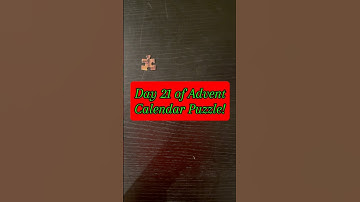 Day 21 of Advent Calendar Puzzle! #advent #adventcalendar #christmas #christmasdecor #puzzle #fyp