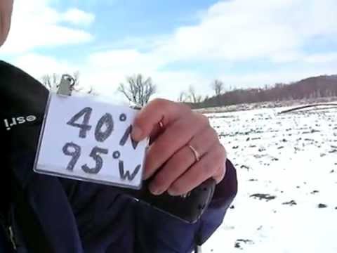 40 Degrees North La Ude 95 Degrees West Longitude 40 Degrees North La Ude 95 Degrees West Longitude