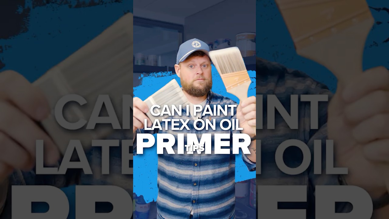 Can You Paint Latex Over Oil-Based Primer? - YouTube
