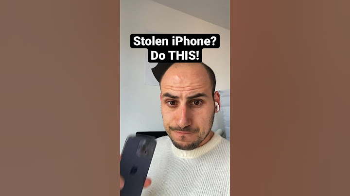 Worst Nightmare, STOLEN iPhone! Do this immediately!